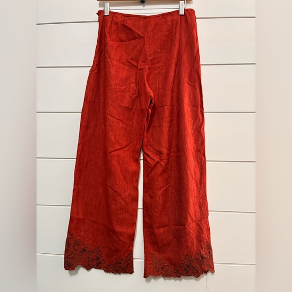 By Anthropologie Embroidered Pants size 6 - Picture 13 of 13